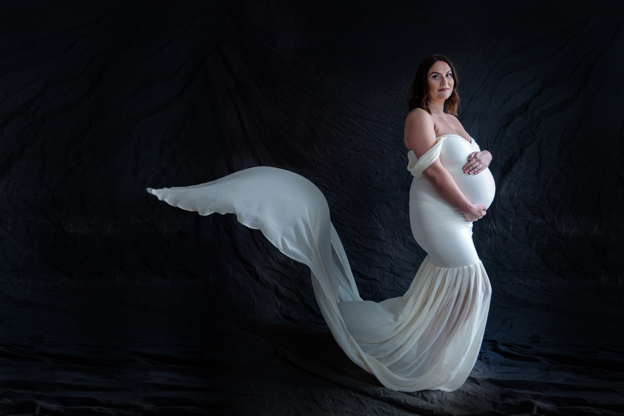 Sarah and Andrew Maternity Studio Shoot